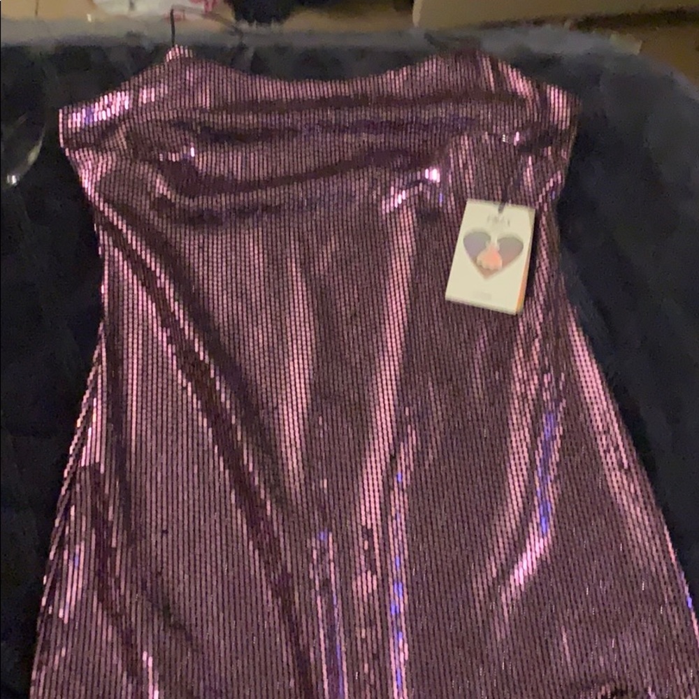 purple dress